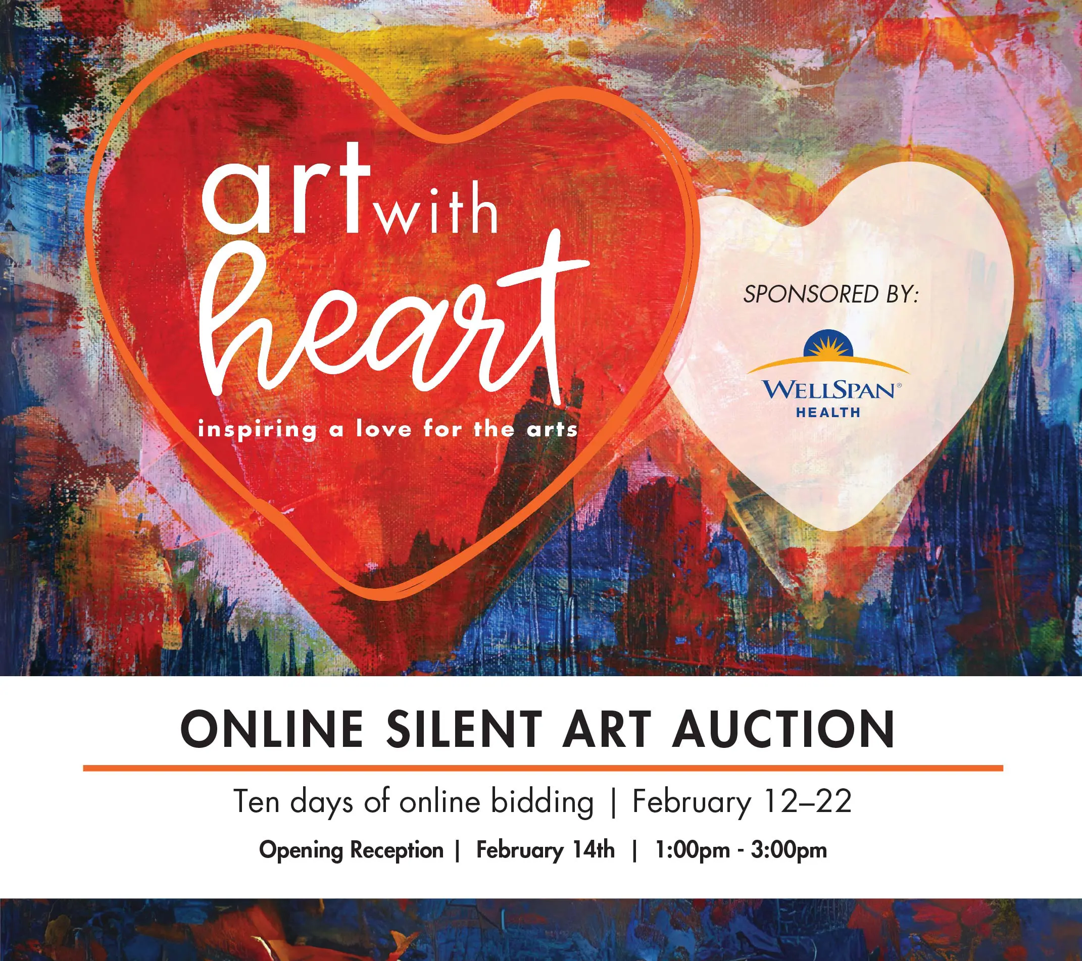 Image for Art with Heart of two hearts in a painterly style