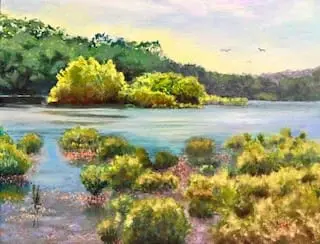 Wetlands Reach to the Lake