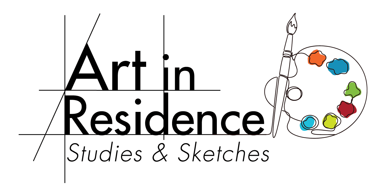 Logo Image for Art in Residence with a artist pallet and brush