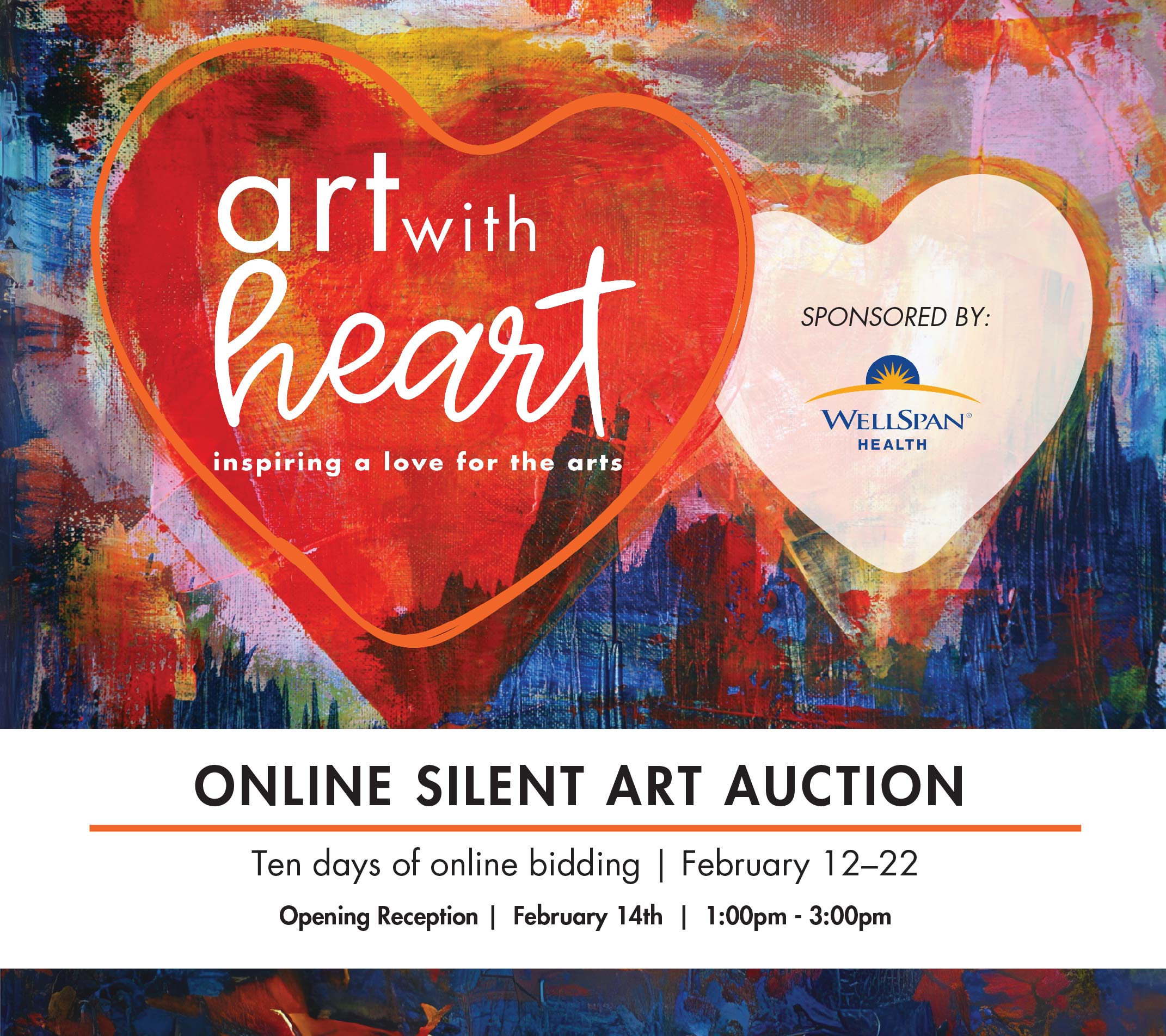 Image for Art with Heart of two hearts in a painterly style