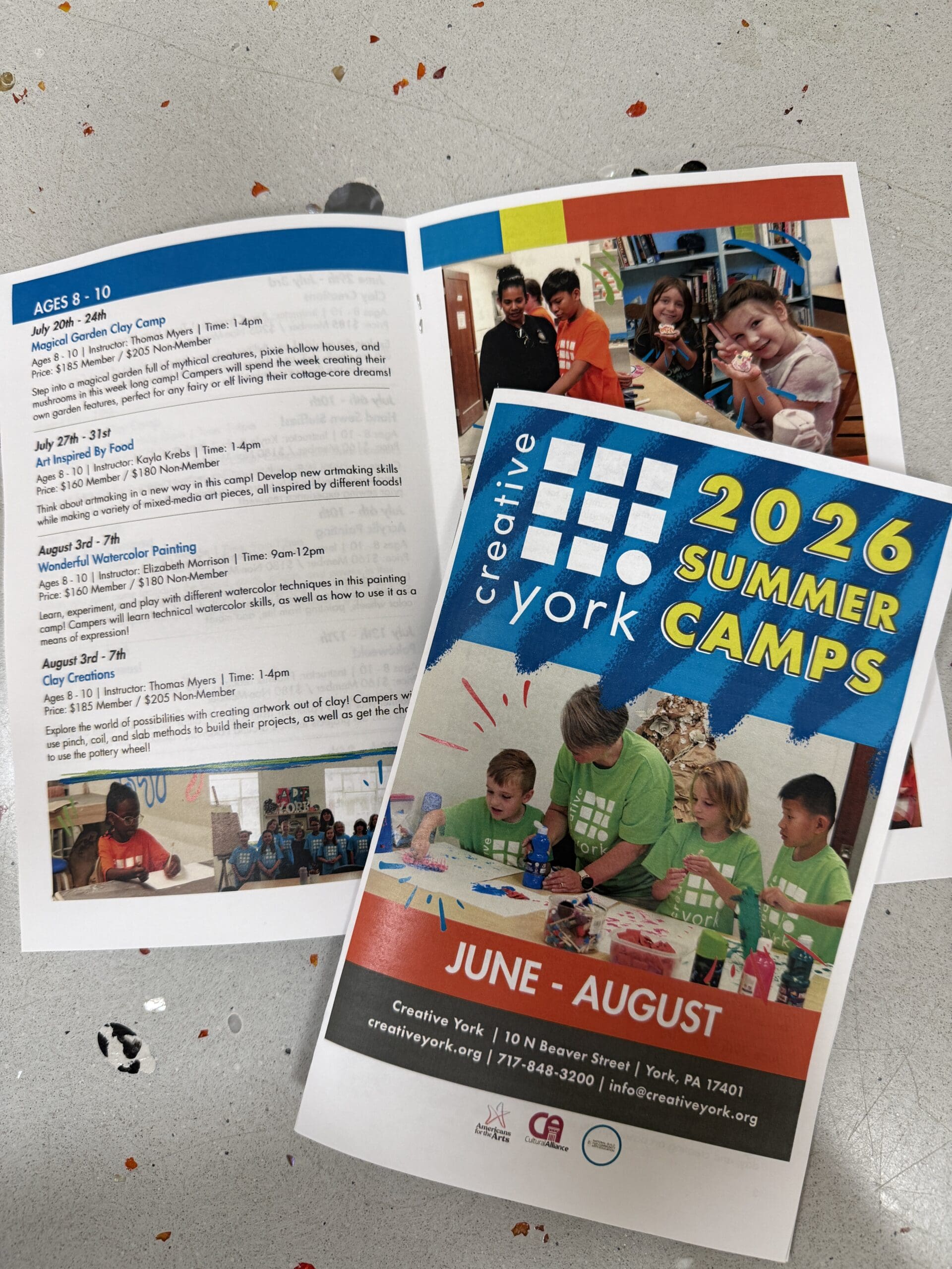 Image of Summer Camp booklet