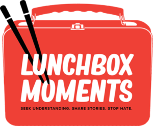 red lunchbox icon with chopsticks and lunchbox moments text on top